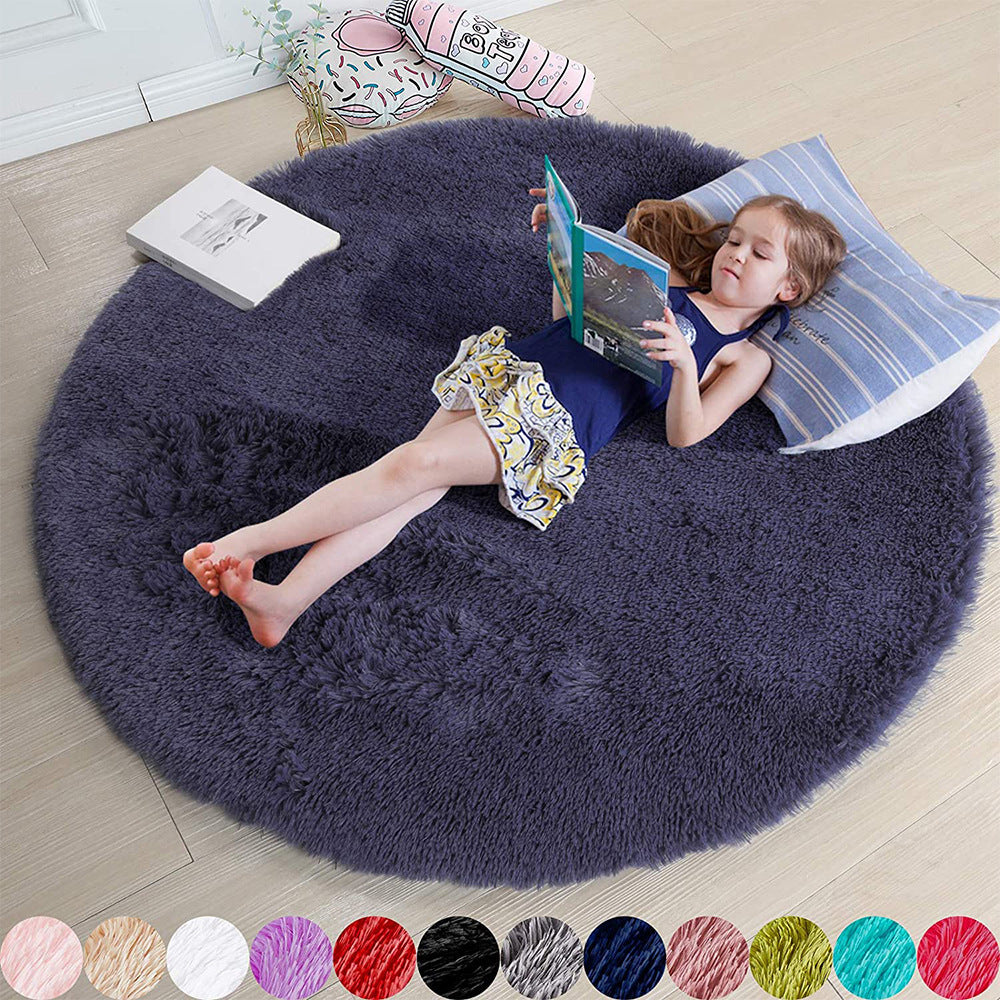 Soft Mat for Kids - Ultra-Soft Round Carpet Available in Multiple Sizes and Colors. Ideal for Playrooms, Bedrooms, and Cozy Spaces. Made of High-Quality Materials for Comfort and Durability. Machine Washable for Easy Maintenance, Perfect for Creating a Warm and Stylish Play Area