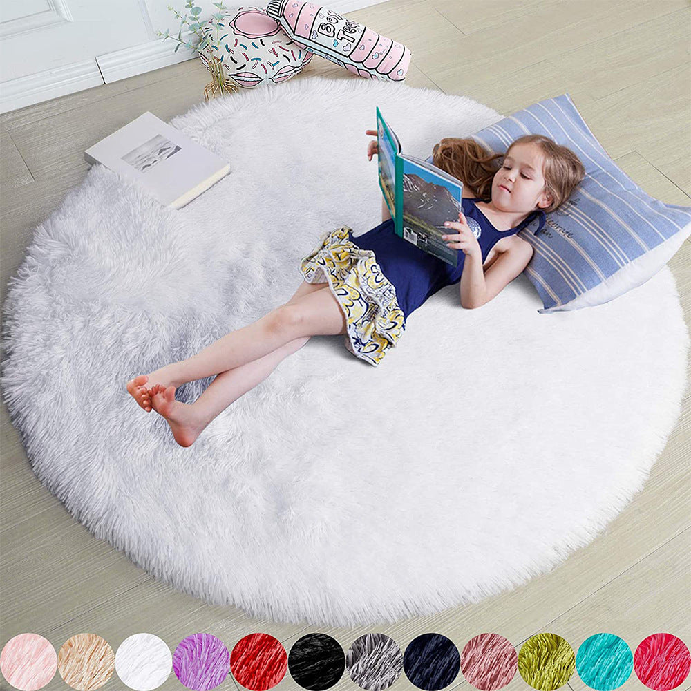 Soft Mat for Kids - Ultra-Soft Round Carpet Available in Multiple Sizes and Colors. Ideal for Playrooms, Bedrooms, and Cozy Spaces. Made of High-Quality Materials for Comfort and Durability. Machine Washable for Easy Maintenance, Perfect for Creating a Warm and Stylish Play Area