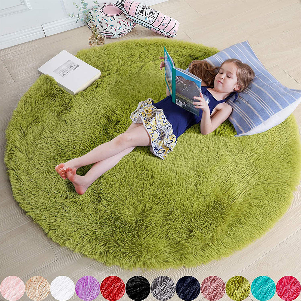 Soft Mat for Kids - Ultra-Soft Round Carpet Available in Multiple Sizes and Colors. Ideal for Playrooms, Bedrooms, and Cozy Spaces. Made of High-Quality Materials for Comfort and Durability. Machine Washable for Easy Maintenance, Perfect for Creating a Warm and Stylish Play Area