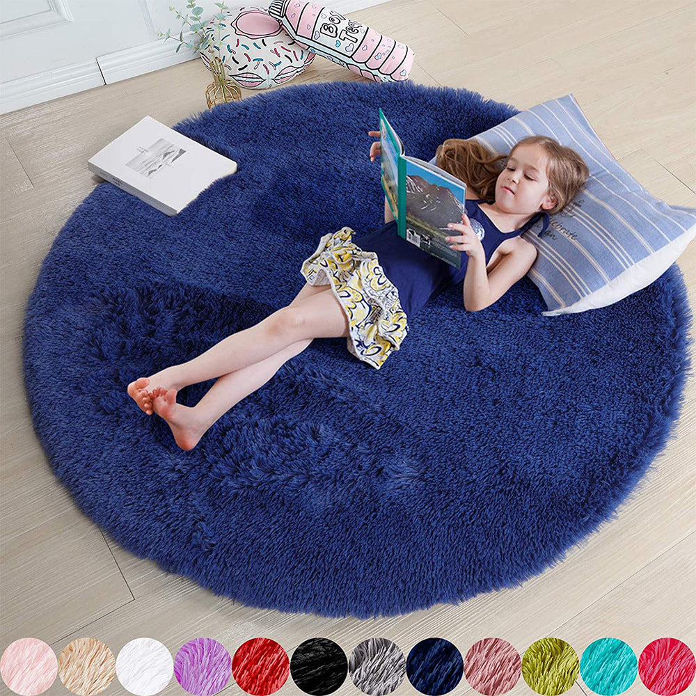 Soft Mat for Kids - Ultra-Soft Round Carpet Available in Multiple Sizes and Colors. Ideal for Playrooms, Bedrooms, and Cozy Spaces. Made of High-Quality Materials for Comfort and Durability. Machine Washable for Easy Maintenance, Perfect for Creating a Warm and Stylish Play Area