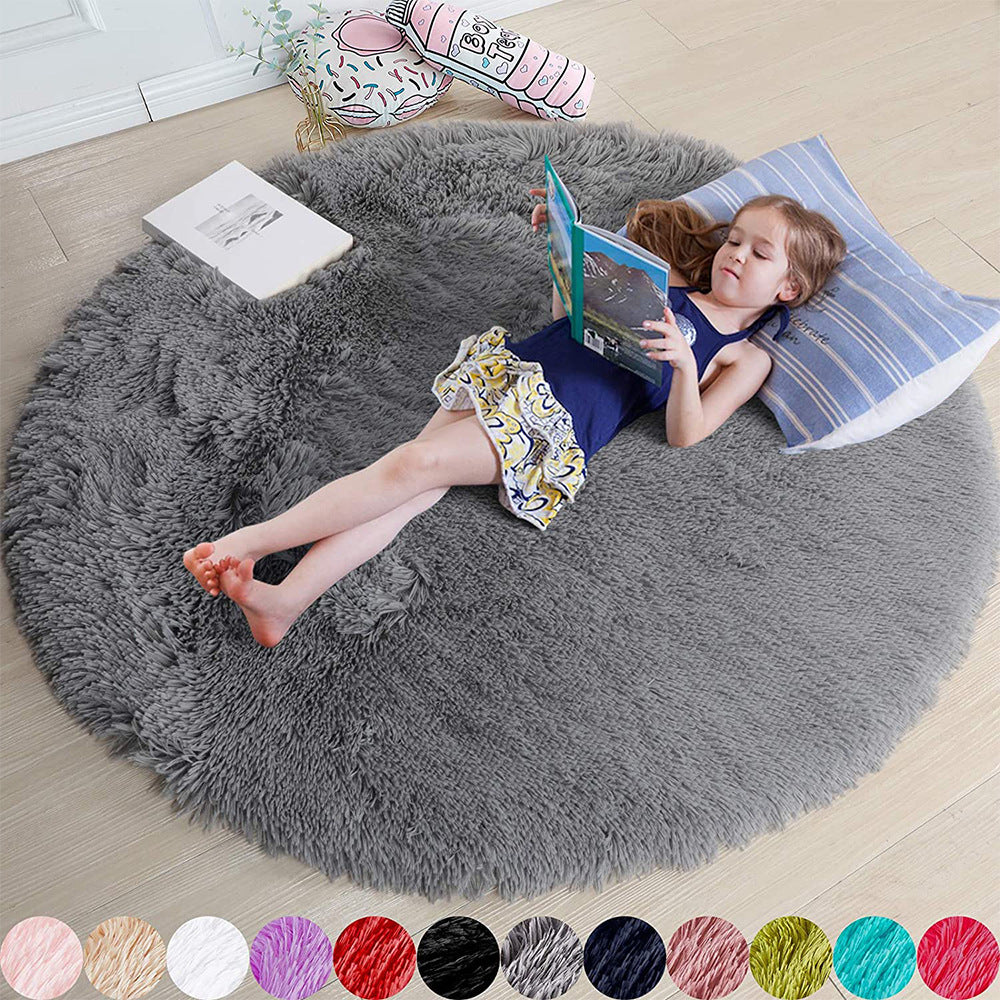 Soft Mat for Kids - Ultra-Soft Round Carpet Available in Multiple Sizes and Colors. Ideal for Playrooms, Bedrooms, and Cozy Spaces. Made of High-Quality Materials for Comfort and Durability. Machine Washable for Easy Maintenance, Perfect for Creating a Warm and Stylish Play Area