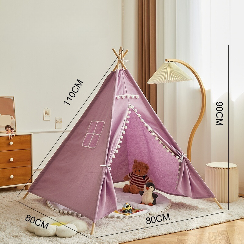 Teepee Play Tent for Kids - Stylish and Durable Tent with Whimsical Designs, Perfect for Indoor and Outdoor Play, Encourages Imaginative Adventures