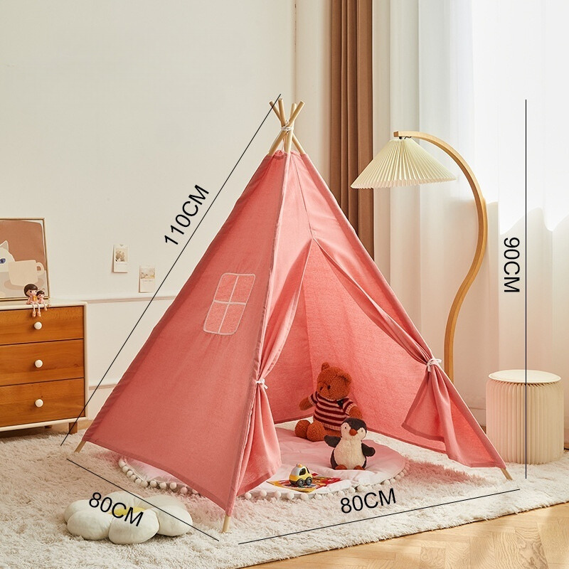 Teepee Play Tent for Kids - Stylish and Durable Tent with Whimsical Designs, Perfect for Indoor and Outdoor Play, Encourages Imaginative Adventures