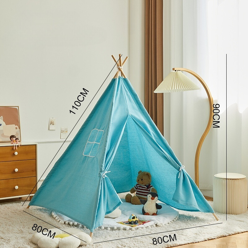 Teepee Play Tent for Kids - Stylish and Durable Tent with Whimsical Designs, Perfect for Indoor and Outdoor Play, Encourages Imaginative Adventures