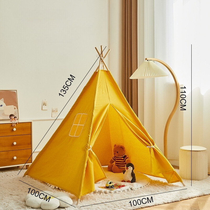 Teepee Play Tent for Kids - Stylish and Durable Tent with Whimsical Designs, Perfect for Indoor and Outdoor Play, Encourages Imaginative Adventures