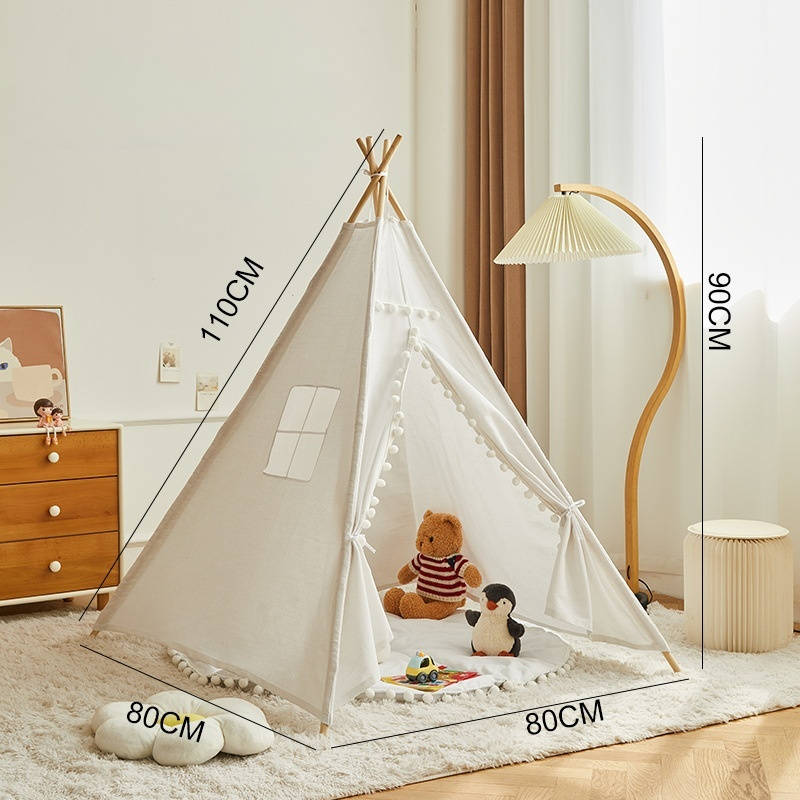 Teepee Play Tent for Kids - Stylish and Durable Tent with Whimsical Designs, Perfect for Indoor and Outdoor Play, Encourages Imaginative Adventures