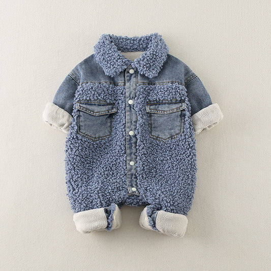 Cute denim jumpsuit for kids – Stylish, durable, and perfect for everyday wear and playtime