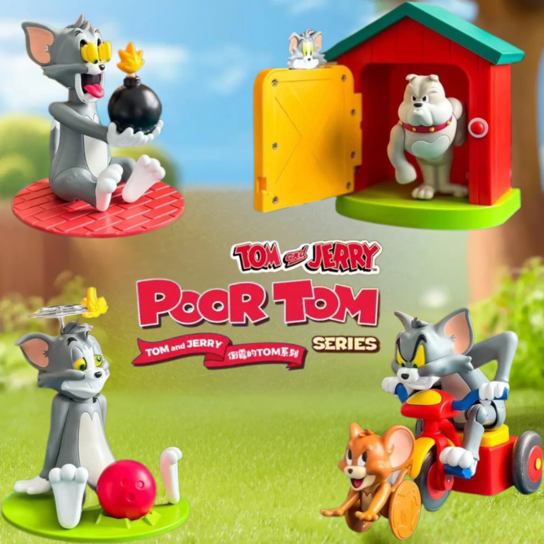 Tom and Jerry collectible action figures - Interactive toys featuring classic cartoon characters in high-quality, vibrant designs. Ideal for kids, collectors, and gift ideas.