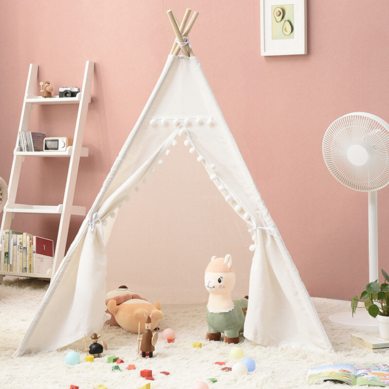 Teepee Play Tent for Kids - Stylish and Durable Tent with Whimsical Designs, Perfect for Indoor and Outdoor Play, Encourages Imaginative Adventures