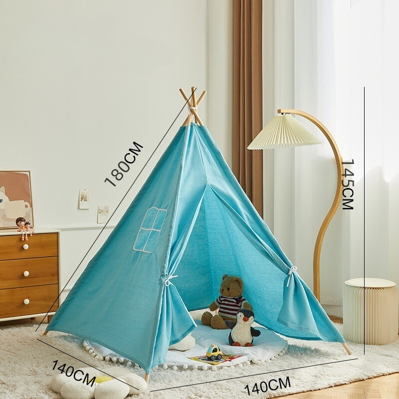 Teepee Play Tent for Kids - Stylish and Durable Tent with Whimsical Designs, Perfect for Indoor and Outdoor Play, Encourages Imaginative Adventures