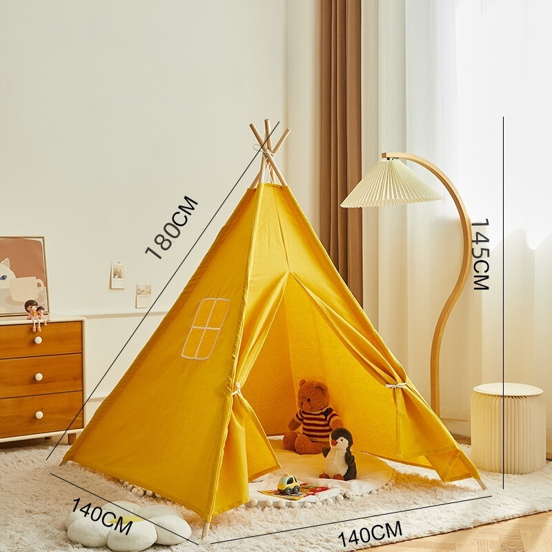 Teepee Play Tent for Kids - Stylish and Durable Tent with Whimsical Designs, Perfect for Indoor and Outdoor Play, Encourages Imaginative Adventures