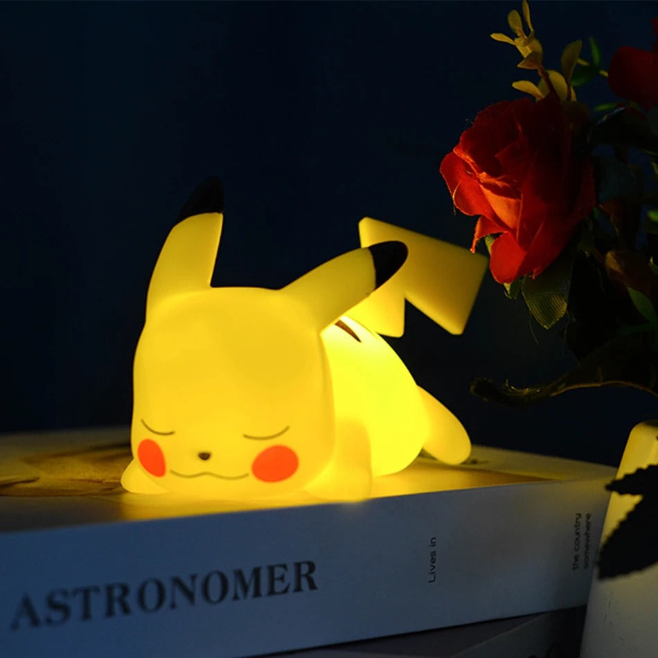 PokémonGlow night light with soft LED glow, perfect for kids' rooms.