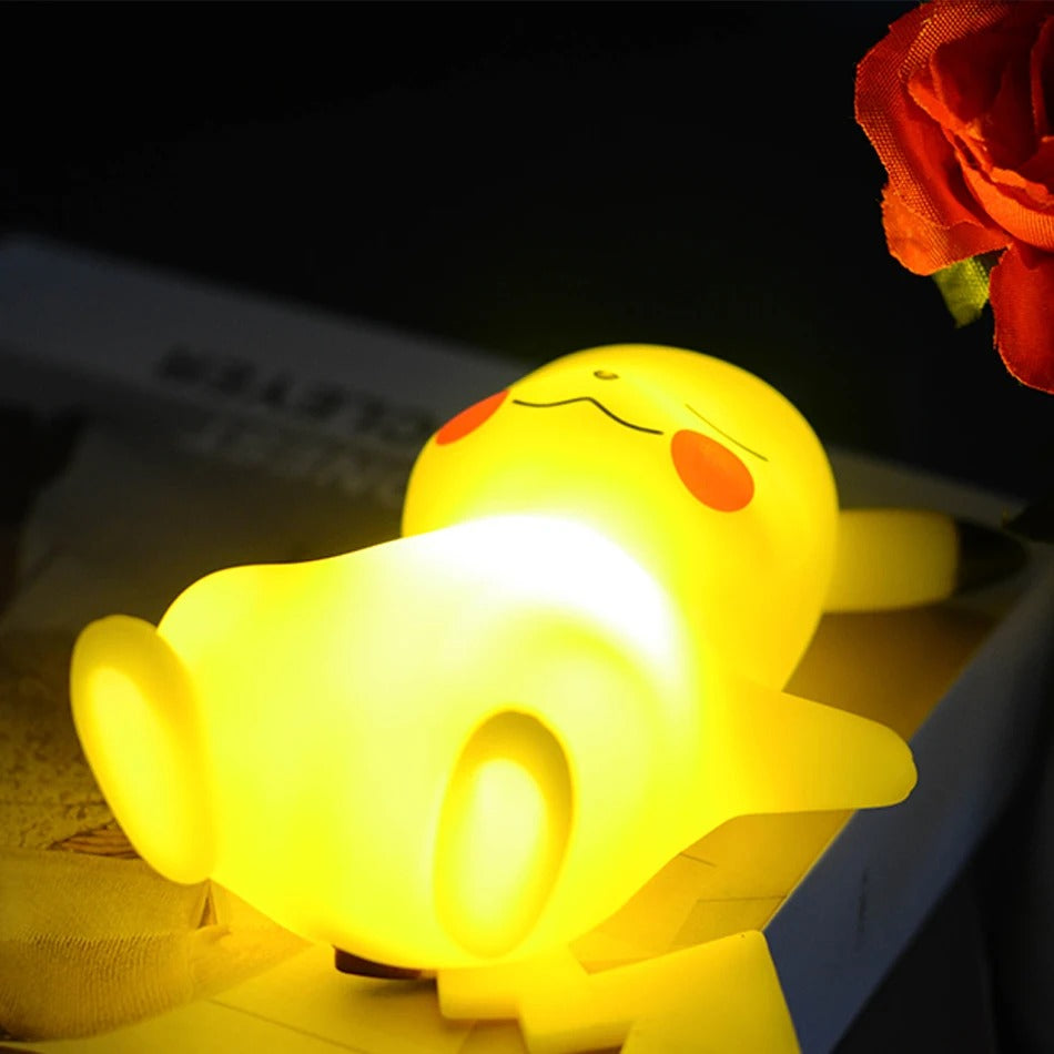 PokémonGlow night light with soft LED glow, perfect for kids' rooms.